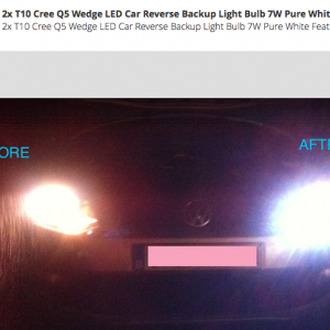 T10 LED (Before & After)
