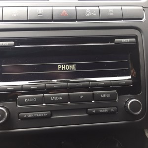 Telefoon optie op de radio