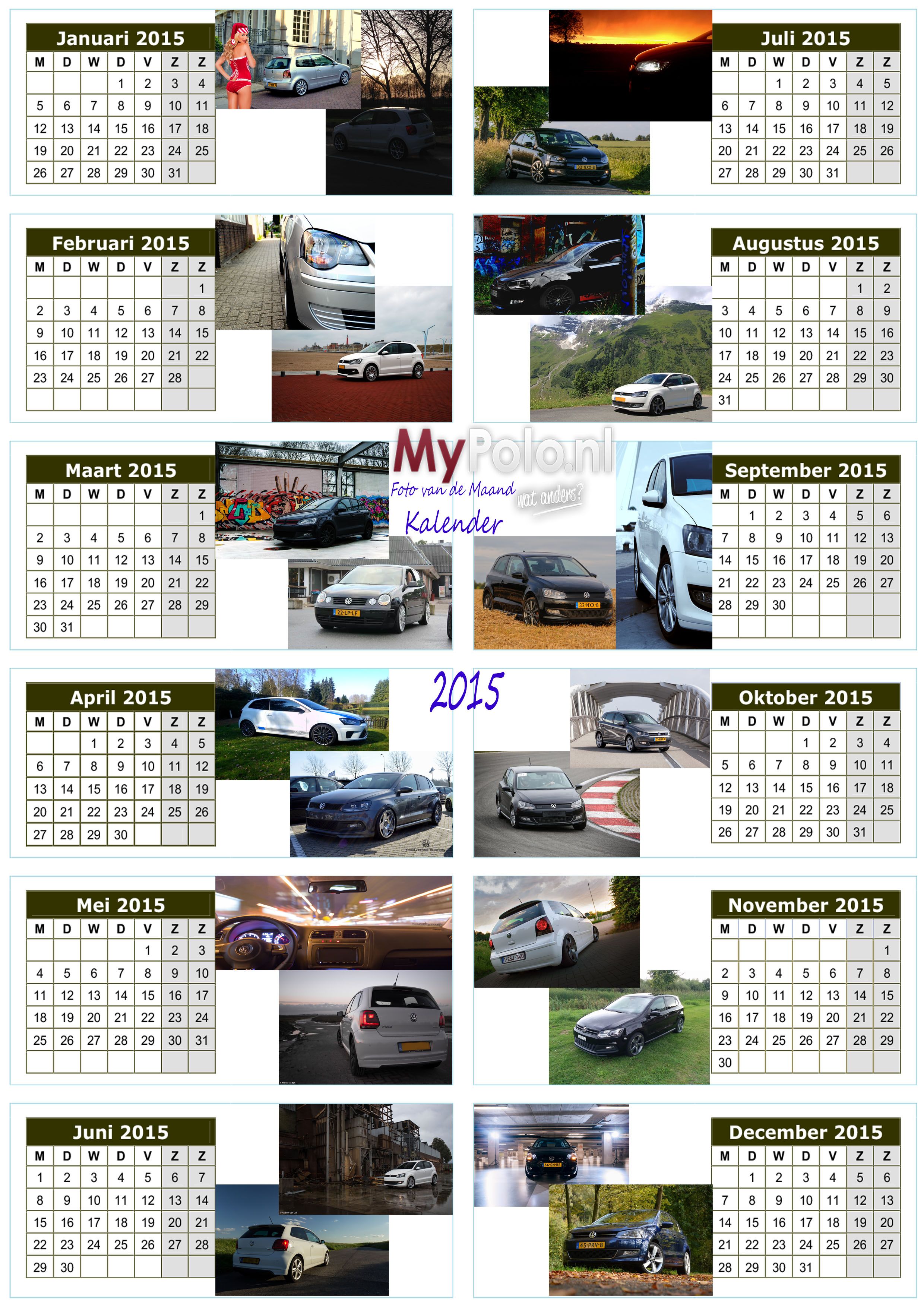 FvdM Kalender 2015