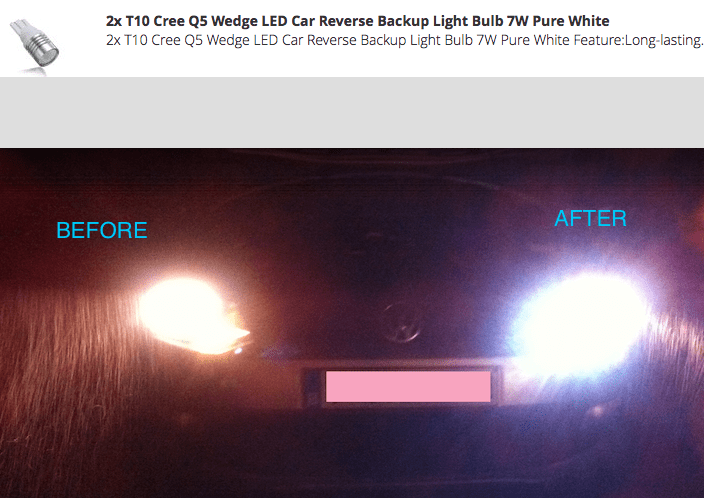 T10 LED (Before & After)